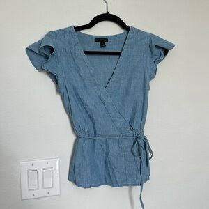 J Crew Denim Top
